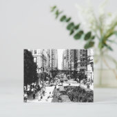 Chicago, Chicago - in Schwarzweiss Postkarte (Stehend Vorderseite)