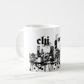 Chicago "Chistadt" setzte sich an für Ihre Stadt Kaffeetasse (Vorderseite Links)