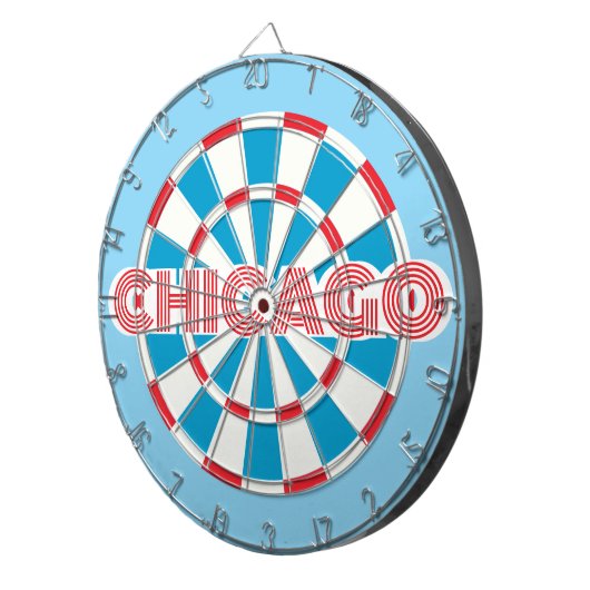 CHICAGO Chitown Pride Dartscheibe (Vorderseite rechts)