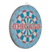 CHICAGO Chitown Pride Dartscheibe (Vorderseite Links)