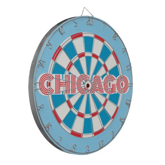 CHICAGO Chitown Pride Dartscheibe (Vorderseite Links)