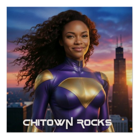 CHICAGO - CHITOWN ROCKS POSTER (Vorderseite)