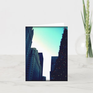 Chicago Christmas Tree Notecard Feiertagskarte