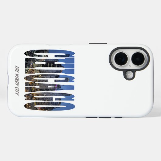 Chicago City Case-Mate iPhone Hülle (Rückseite (Horizontal))