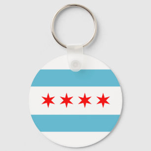 Chicago City flagge Schlüsselanhänger