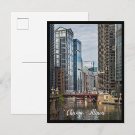 Chicago City, Illinois Postcard Postkarte