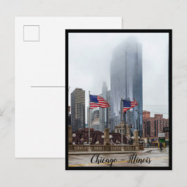 Chicago City, Illinois Postcard Postkarte