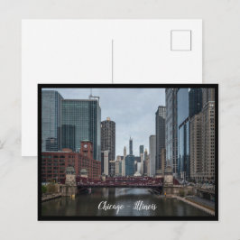 Chicago City, Illinois Postkarte