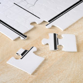 Chicago City Map Modern Minimalist Puzzle (Seite)