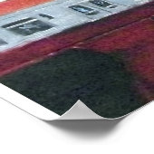 Chicago City mit El Train Poster (Ecke)