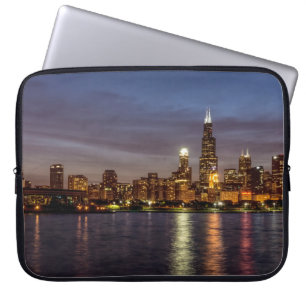Chicago City Night New Laptopschutzhülle