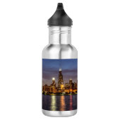 Chicago City Night New Stainless Steel Water Edelstahlflasche (Rechts)