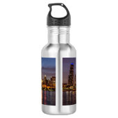 Chicago City Night New Stainless Steel Water Edelstahlflasche (Rückseite)