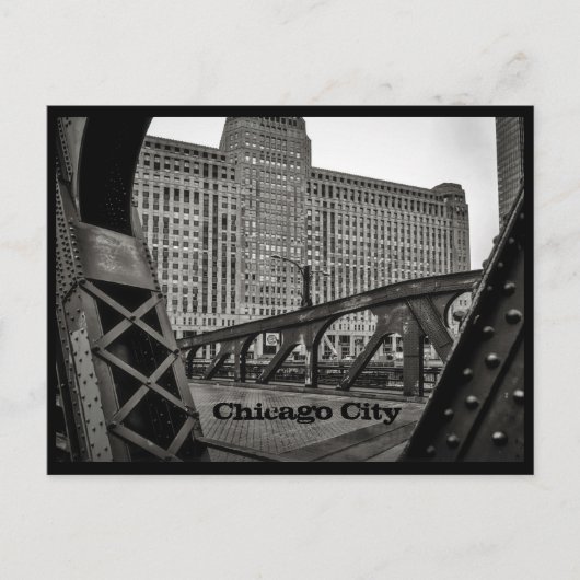 Chicago City Postcard Postkarte (Vorderseite)