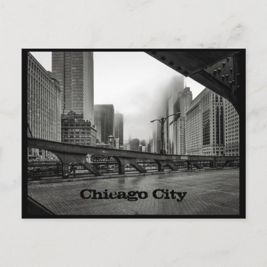 Chicago City Postkarte (Vorderseite)