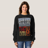 Chicago City Skyline  Chicago Skyline Silhouette Sweatshirt (Vorne ganz)