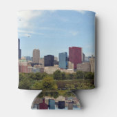 Chicago City Skyline Foto Dosenkühler (Rückseite)