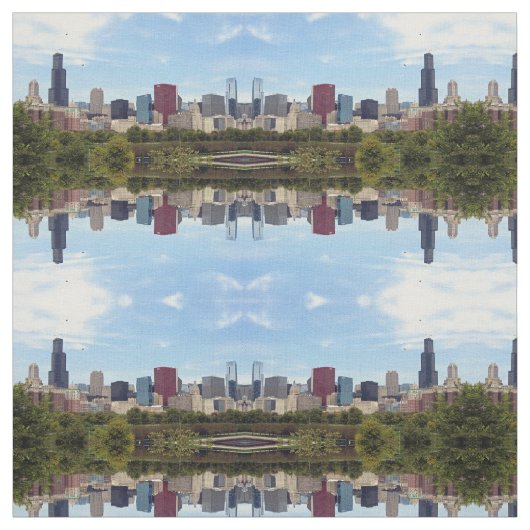 Chicago City Skyline Foto Stoff (Muster)