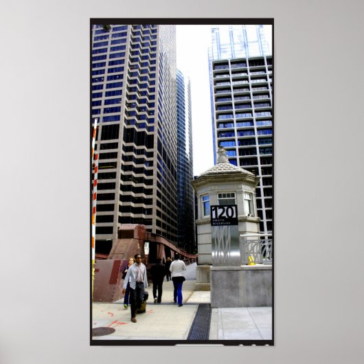 Chicago Cityscape 2 Poster (Vorne)