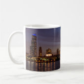 Chicago Cityscape Night Coffee Tasse (Links)