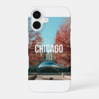 Chicago Cloud Gate Bean Herbst Skyline Reise