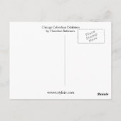 Chicago Columbian Ausstellung Postkarte (Rückseite)