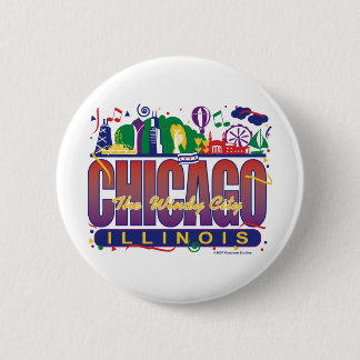 Chicago-Confetti Button
