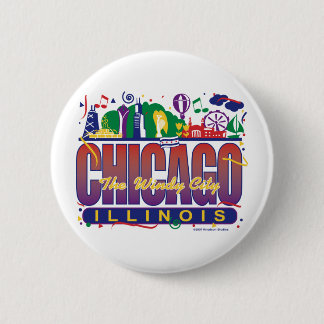 Chicago-Confetti Button