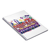 Chicago Confetti Notizblock (Rechte Seite)