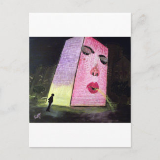 Chicago Crown Fountain: Millennium Park Postkarte