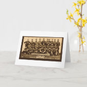 Chicago Cubs-Baseball 1913 Karte (Gelbe Blume)