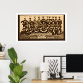 Chicago Cubs Baseball 1913 Poster (Heimbüro)