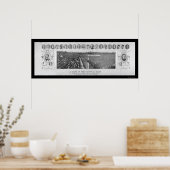 Chicago Cubs Baseball Champions Foto 1907 Poster (Küche)