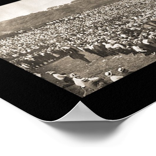 Chicago Cubs Baseball Foto 1908 Poster (Ecke)