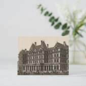 Chicago Custom House and Post Office (c. 1880) Postkarte (Stehend Vorderseite)