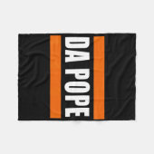 Chicago Da Pope Funny Spaß Fleecedecke (Vorderseite (Horizontal))