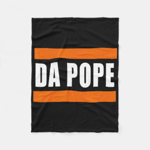 Chicago Da Pope Funny Spaß Fleecedecke