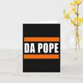Chicago Da Pope Funny Spaß Karte (Gelbe Blume)