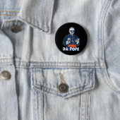 Chicago Da Pope Funny Spaß Katholisch Button (Beispiel)
