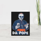 Chicago Da Pope Funny Spaß Katholisch Karte (Vorderseite)