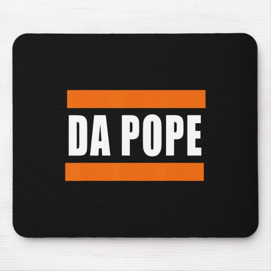 Chicago Da Pope Funny Spaß Mousepad (Vorne)