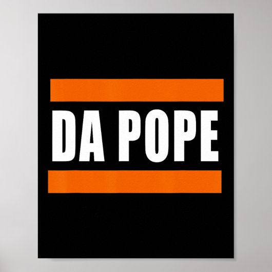 Chicago Da Pope Funny Spaß Poster (Vorne)