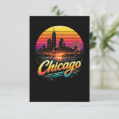 Chicago Dankeskarte (Stehend Vorderseite)