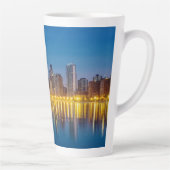 Chicago Dawn Cityscape Milchtasse (Rechts)