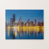 Chicago Dawn Cityscape Puzzle (Horizontal)