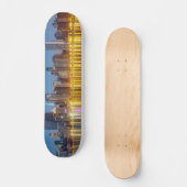 Chicago Dawn Cityscape Skateboard (Vorderseite)