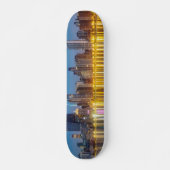 Chicago Dawn Cityscape Skateboard (Vorne)