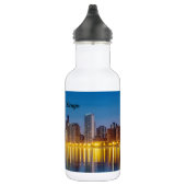 Chicago Dawn Cityscape Stainless Steel Water Bottl Edelstahlflasche (Rechts)