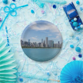 Chicago Day Cityscape Pappteller (Party)