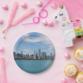 Chicago Day Cityscape Pappteller (Party)
